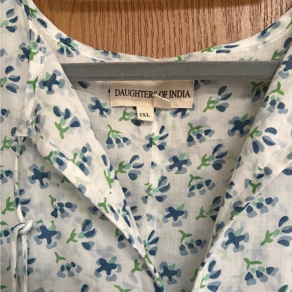 Daughters of India Kyra Maxi in Azure - Picture 2 of 4